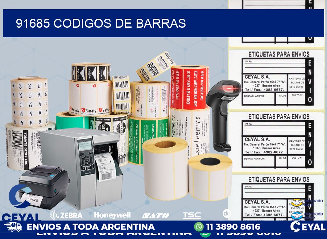 91685 codigos de barras