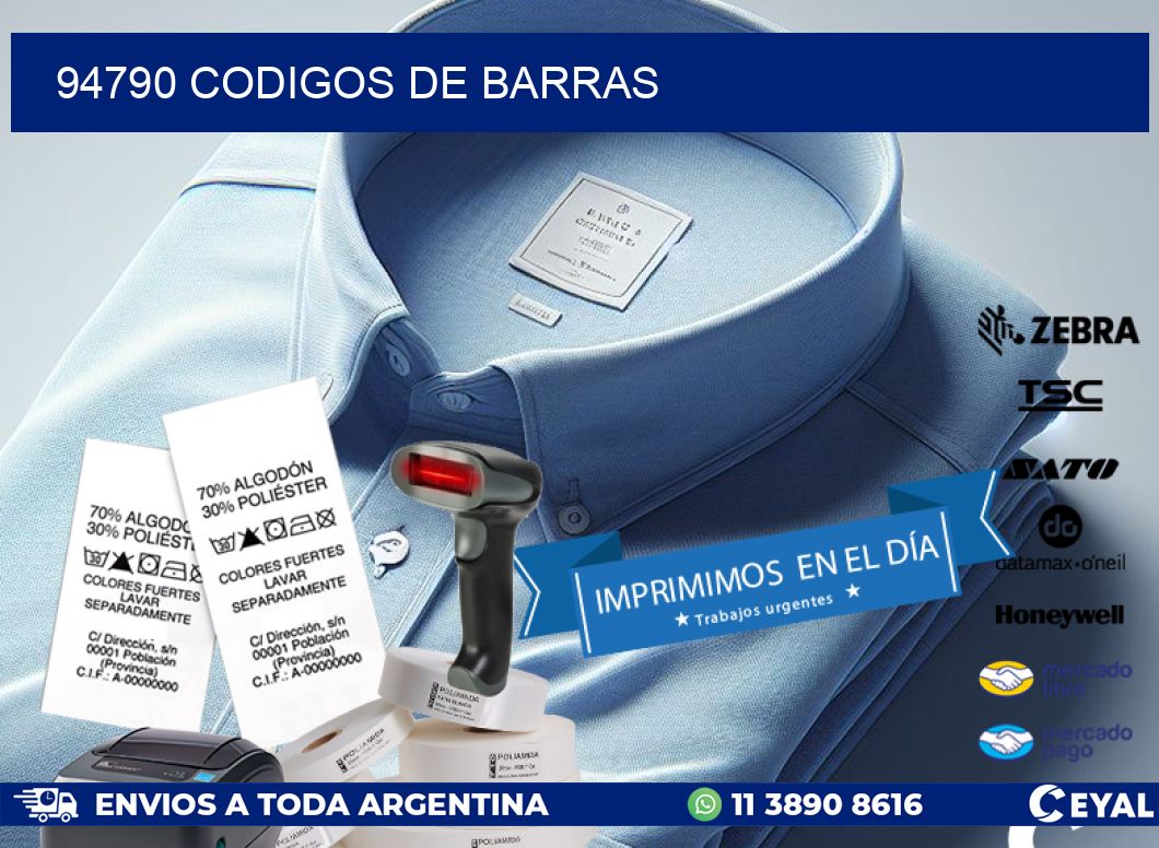 94790 codigos de barras
