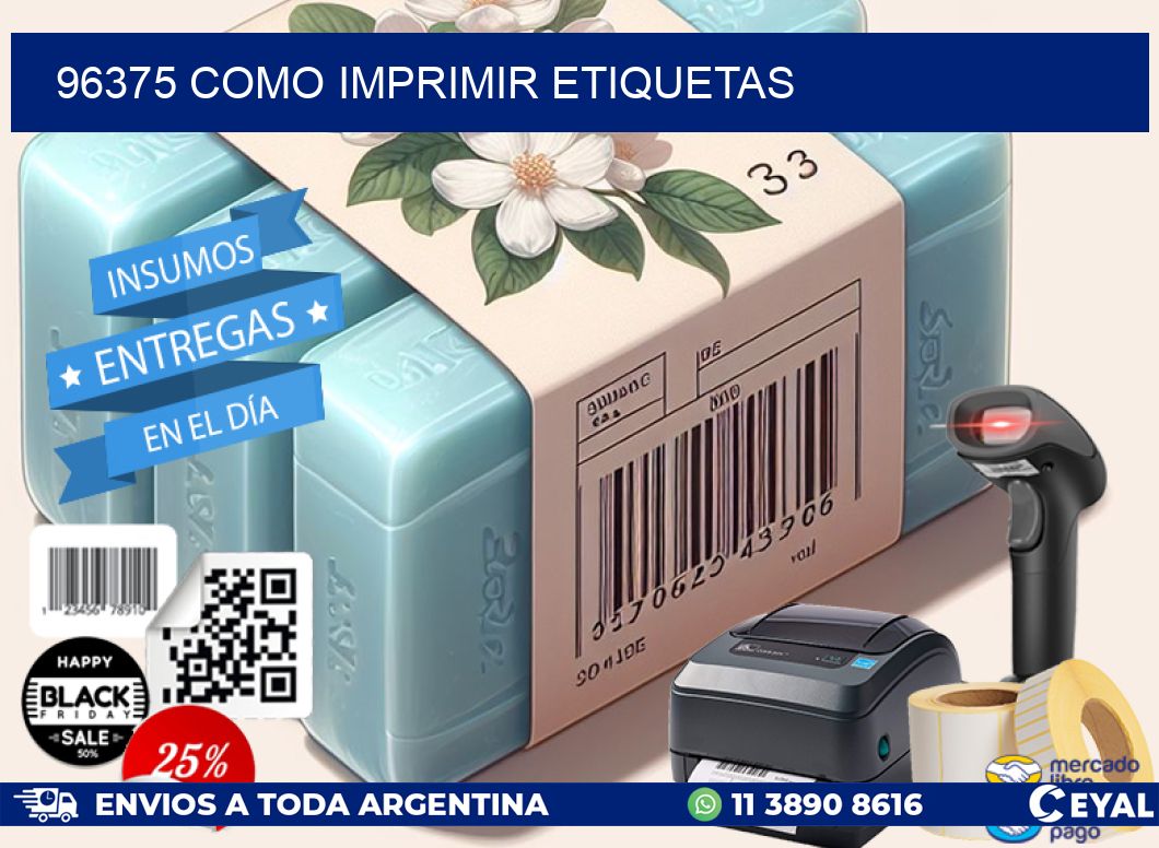 96375 como imprimir etiquetas