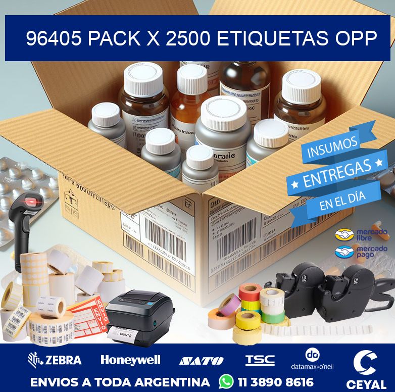 96405 PACK X 2500 ETIQUETAS OPP
