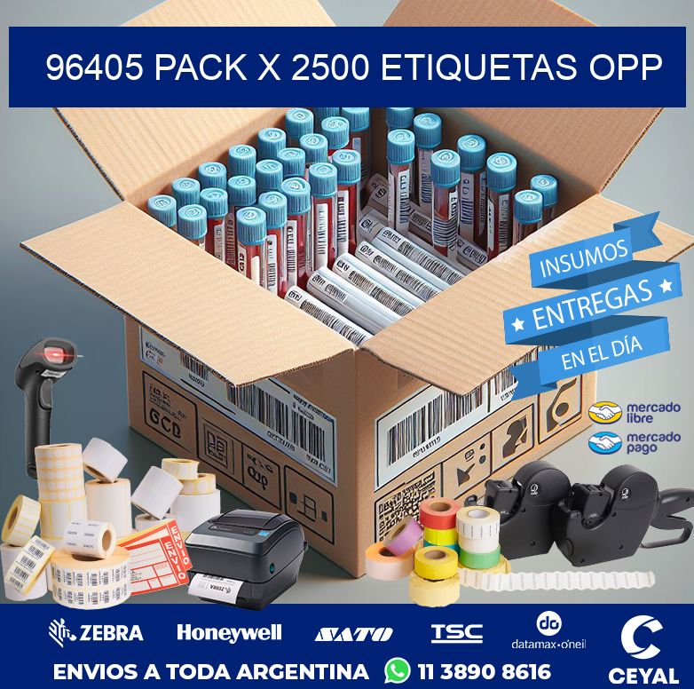 96405 PACK X 2500 ETIQUETAS OPP