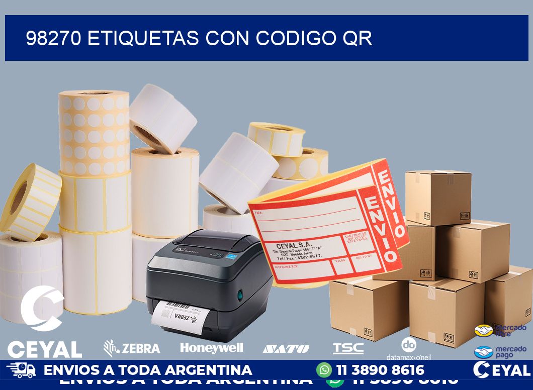 98270 ETIQUETAS CON CODIGO QR