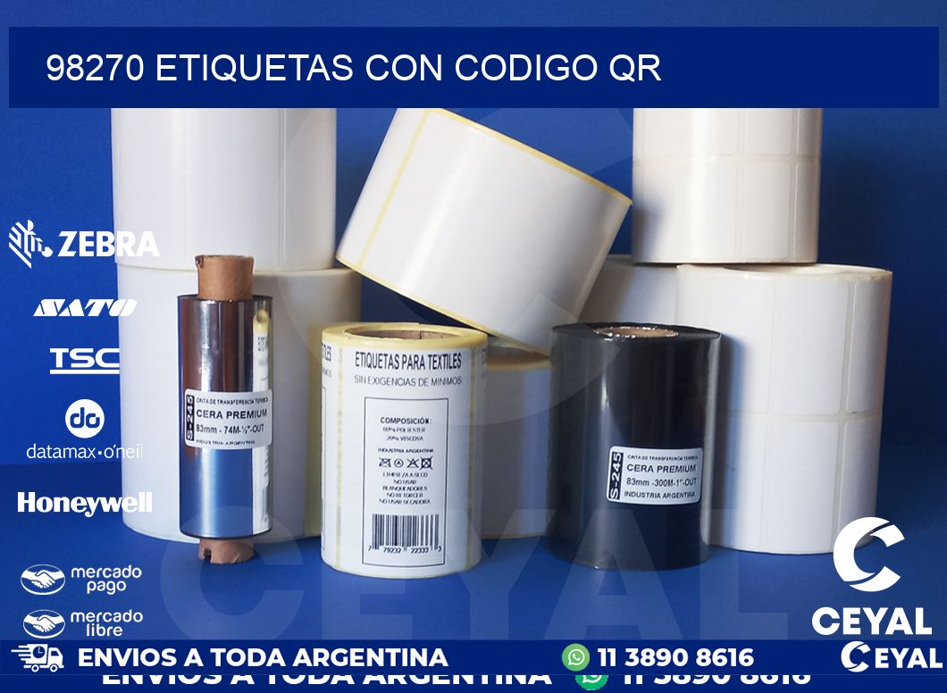 98270 ETIQUETAS CON CODIGO QR