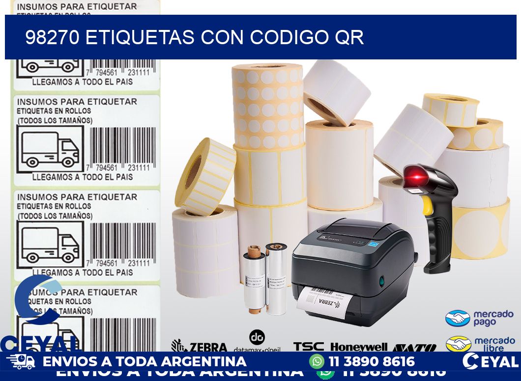 98270 ETIQUETAS CON CODIGO QR