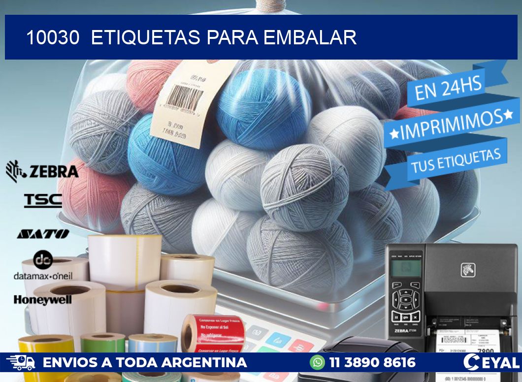 10030 ETIQUETAS PARA EMBALAR