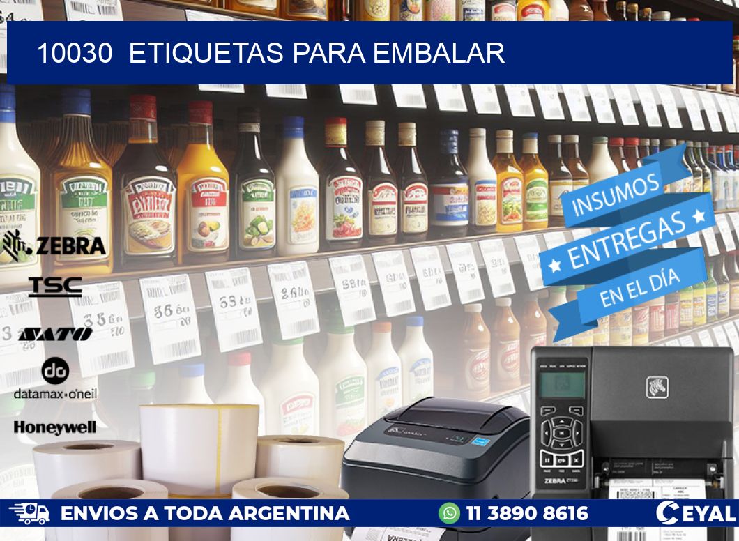 10030 ETIQUETAS PARA EMBALAR