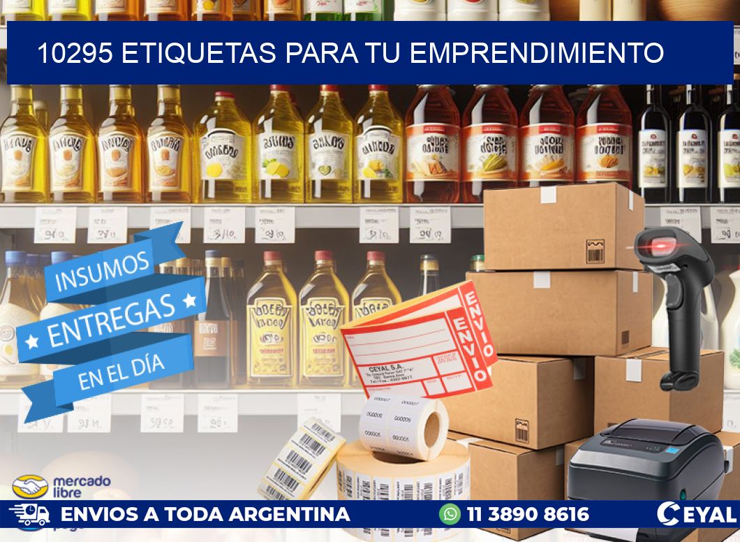 10295 ETIQUETAS PARA TU EMPRENDIMIENTO