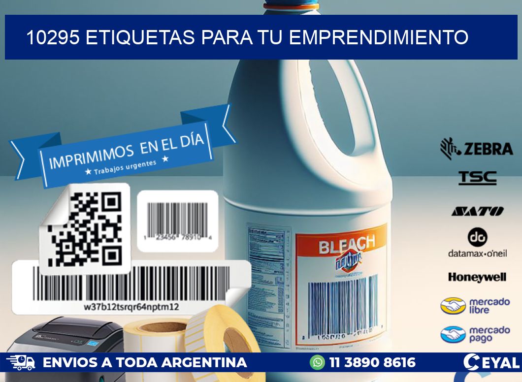10295 ETIQUETAS PARA TU EMPRENDIMIENTO