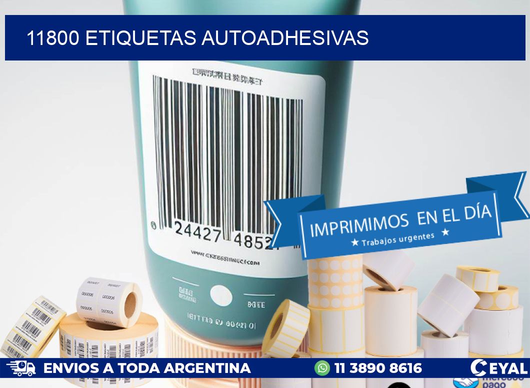 11800 ETIQUETAS AUTOADHESIVAS