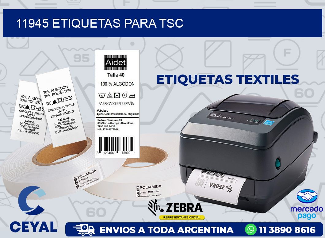 11945 ETIQUETAS PARA TSC