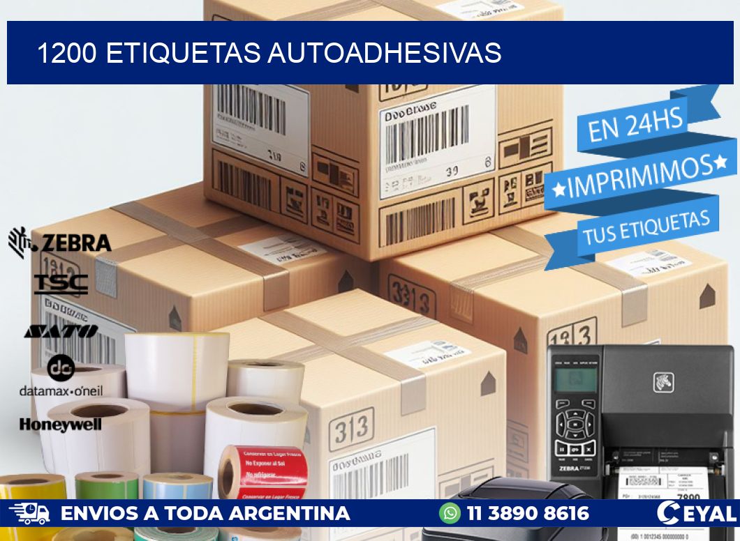 1200 ETIQUETAS AUTOADHESIVAS