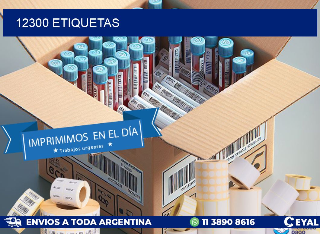 12300 ETIQUETAS