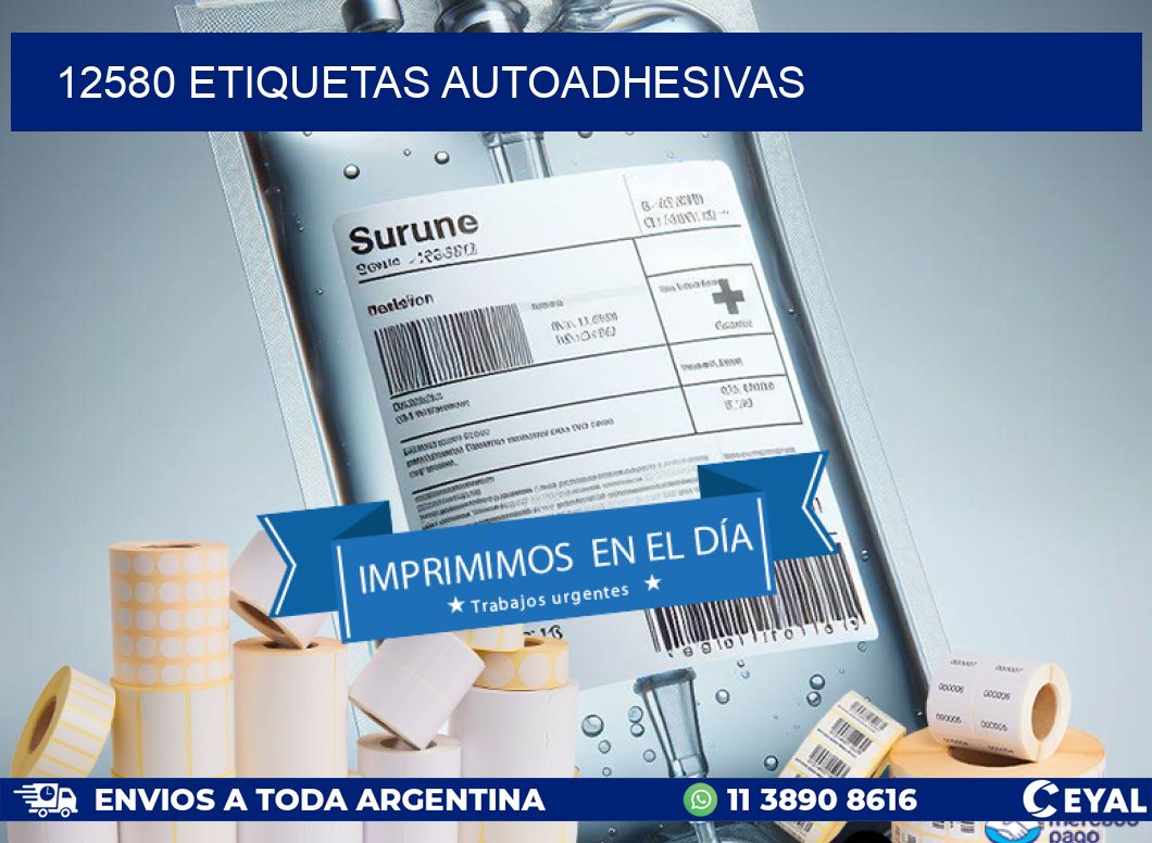 12580 ETIQUETAS AUTOADHESIVAS