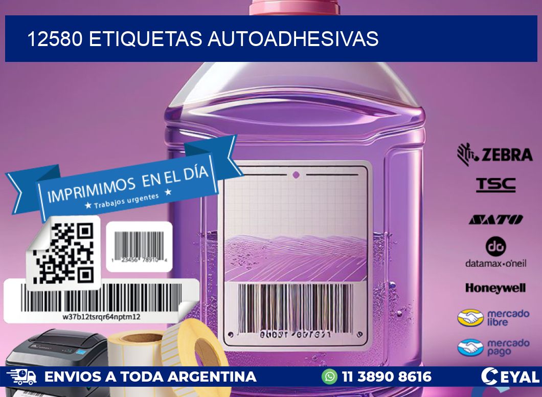 12580 ETIQUETAS AUTOADHESIVAS