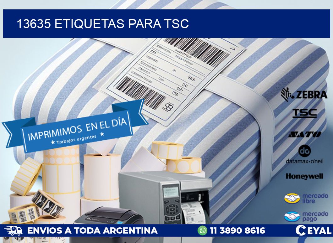 13635 ETIQUETAS PARA TSC