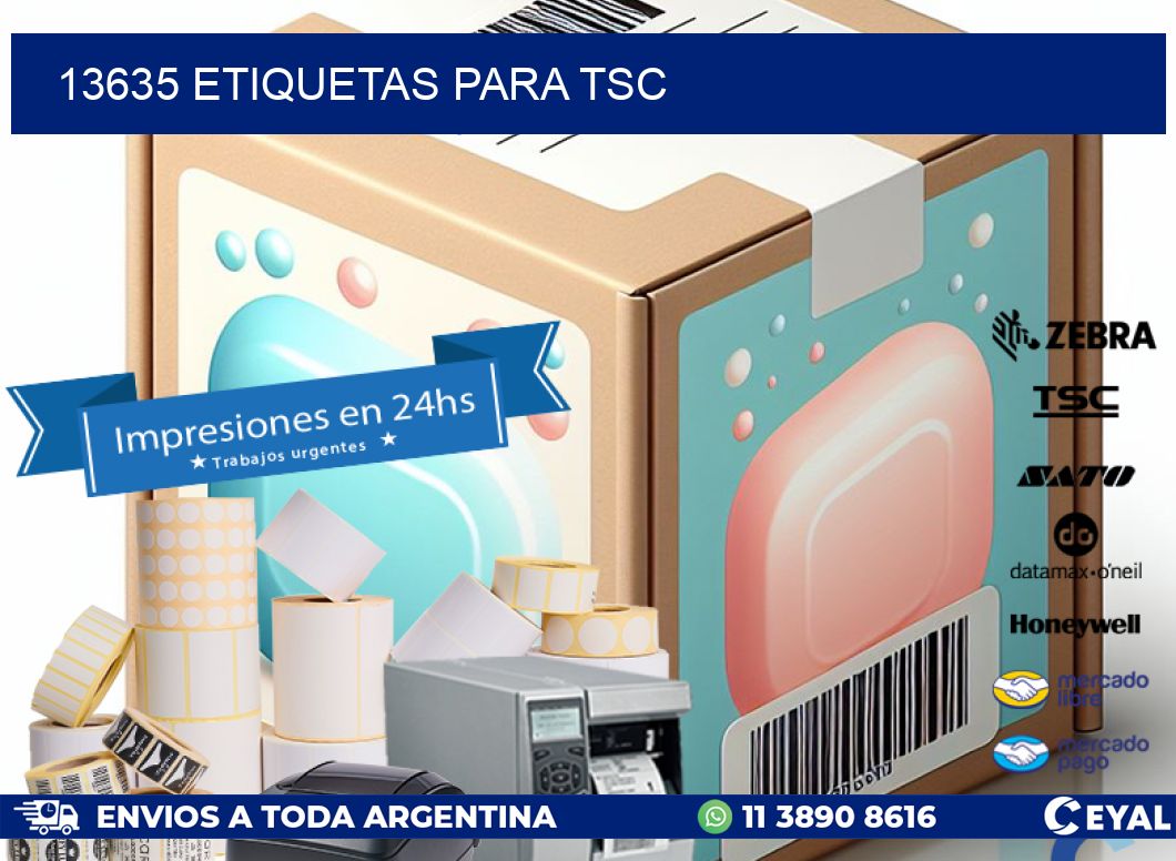 13635 ETIQUETAS PARA TSC
