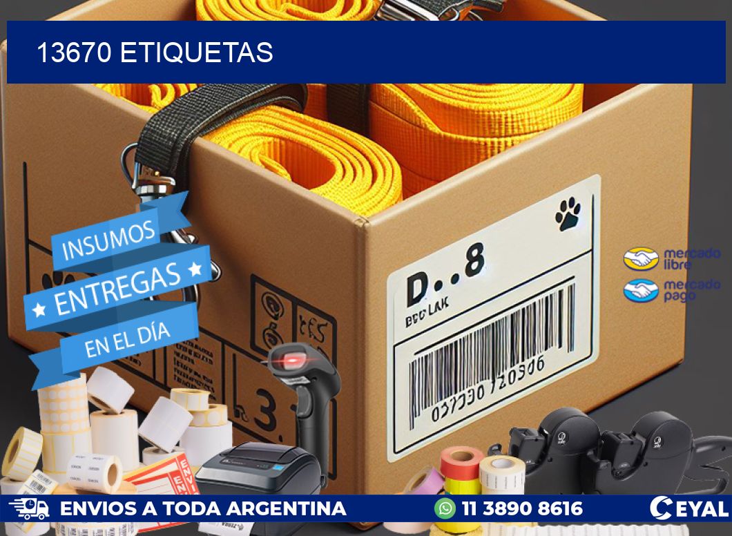 13670 ETIQUETAS