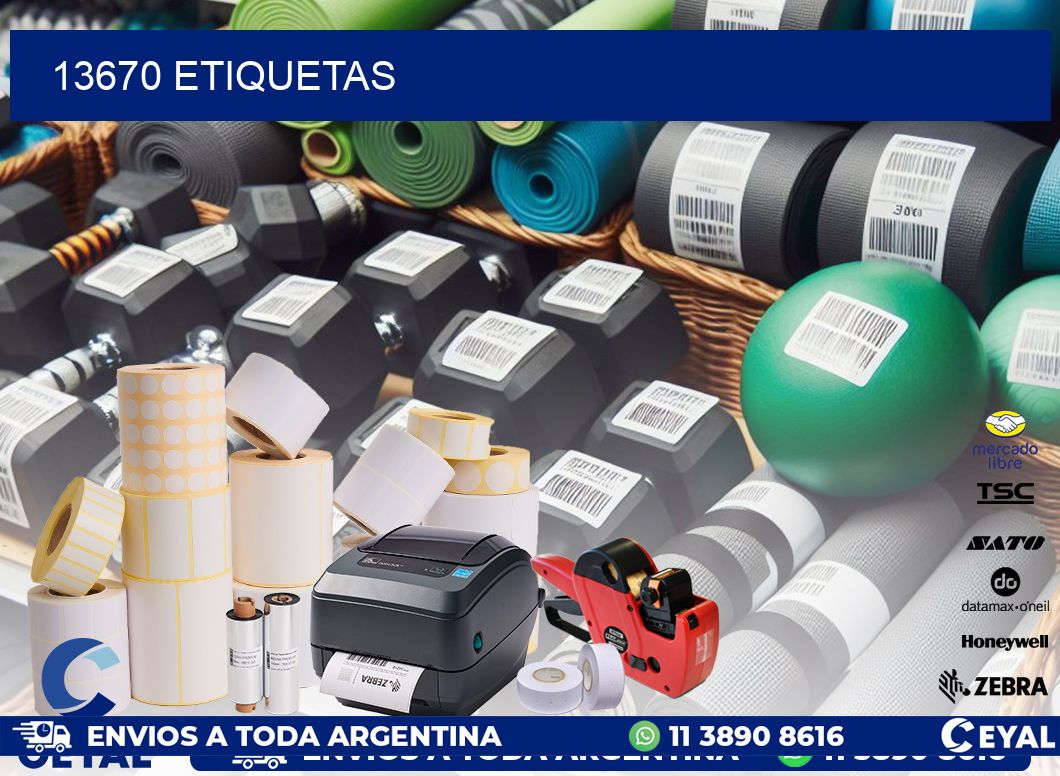 13670 ETIQUETAS