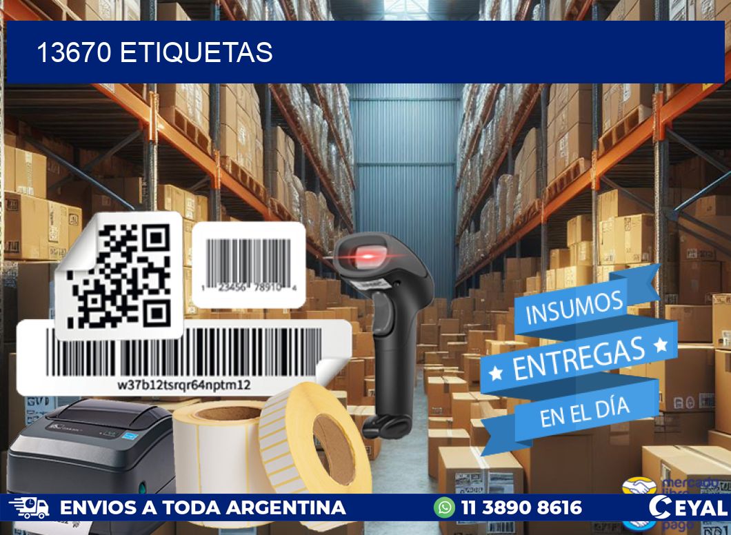 13670 ETIQUETAS
