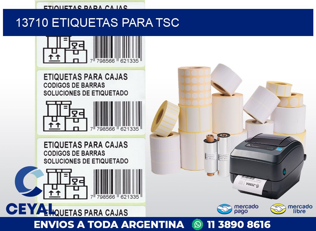 13710 ETIQUETAS PARA TSC