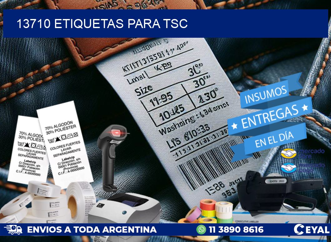 13710 ETIQUETAS PARA TSC