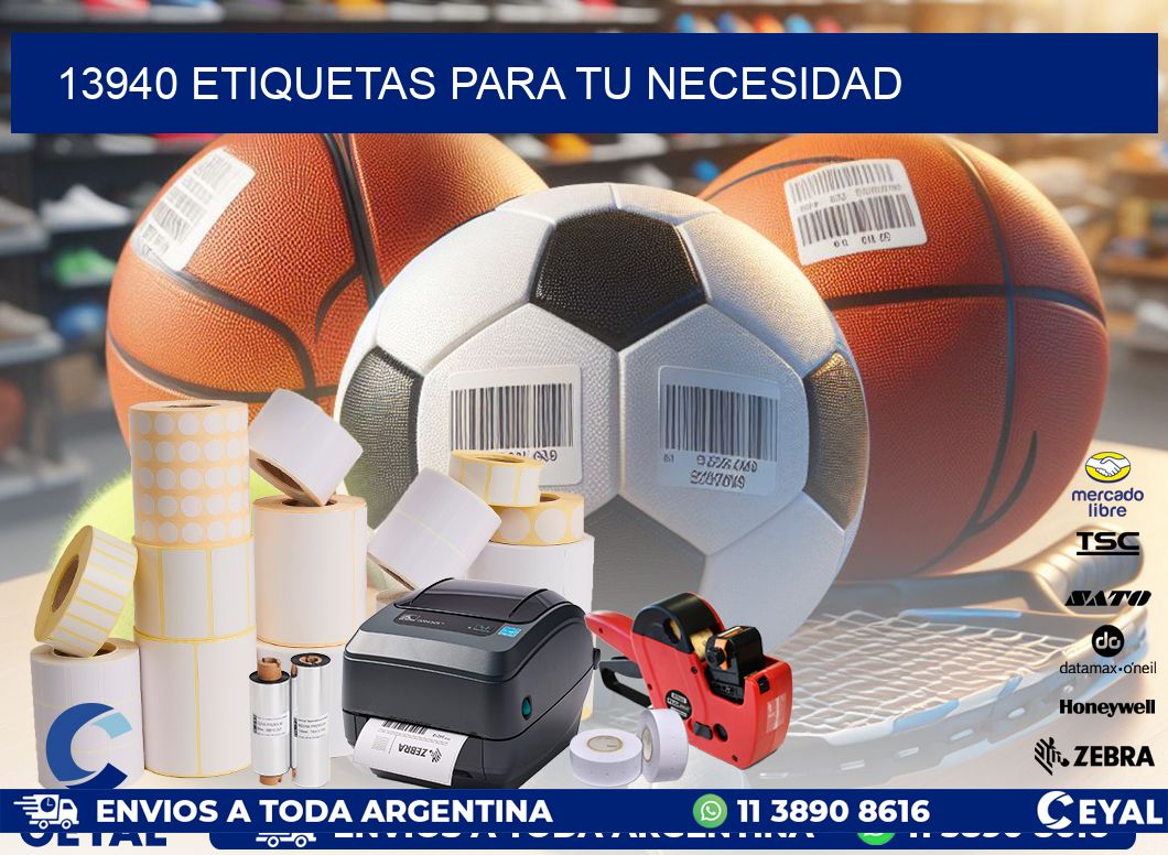 13940 ETIQUETAS PARA TU NECESIDAD