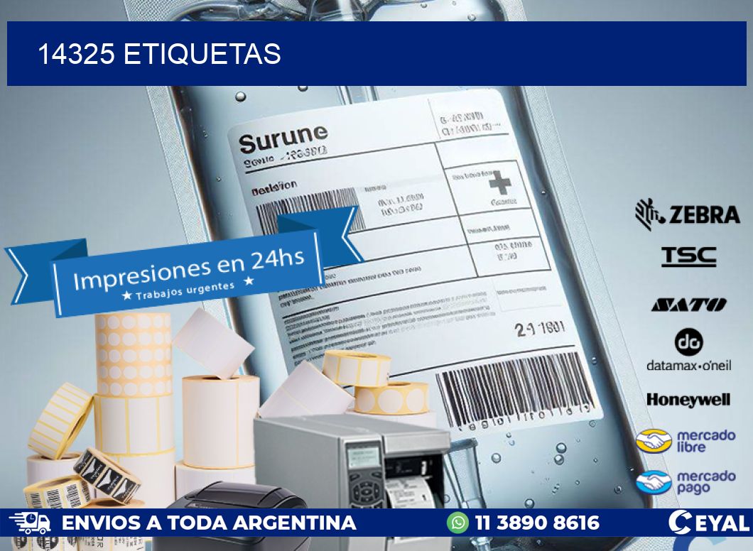 14325 ETIQUETAS