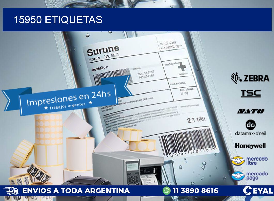 15950 ETIQUETAS