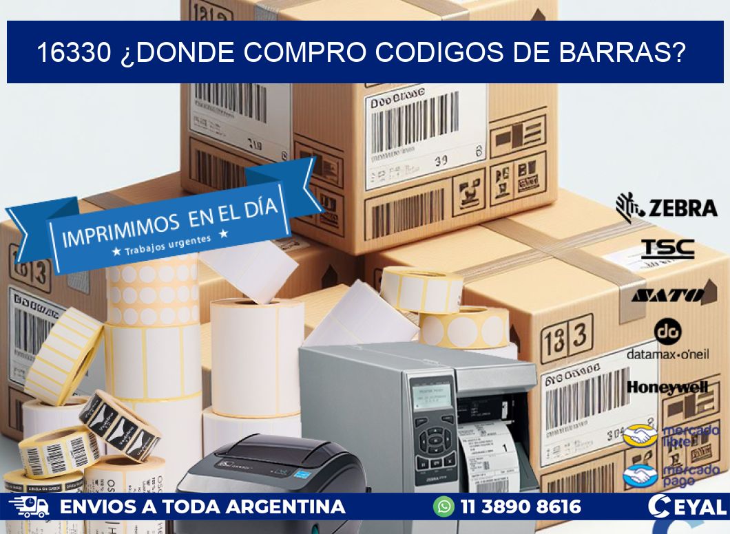 16330 ¿DONDE COMPRO CODIGOS DE BARRAS?