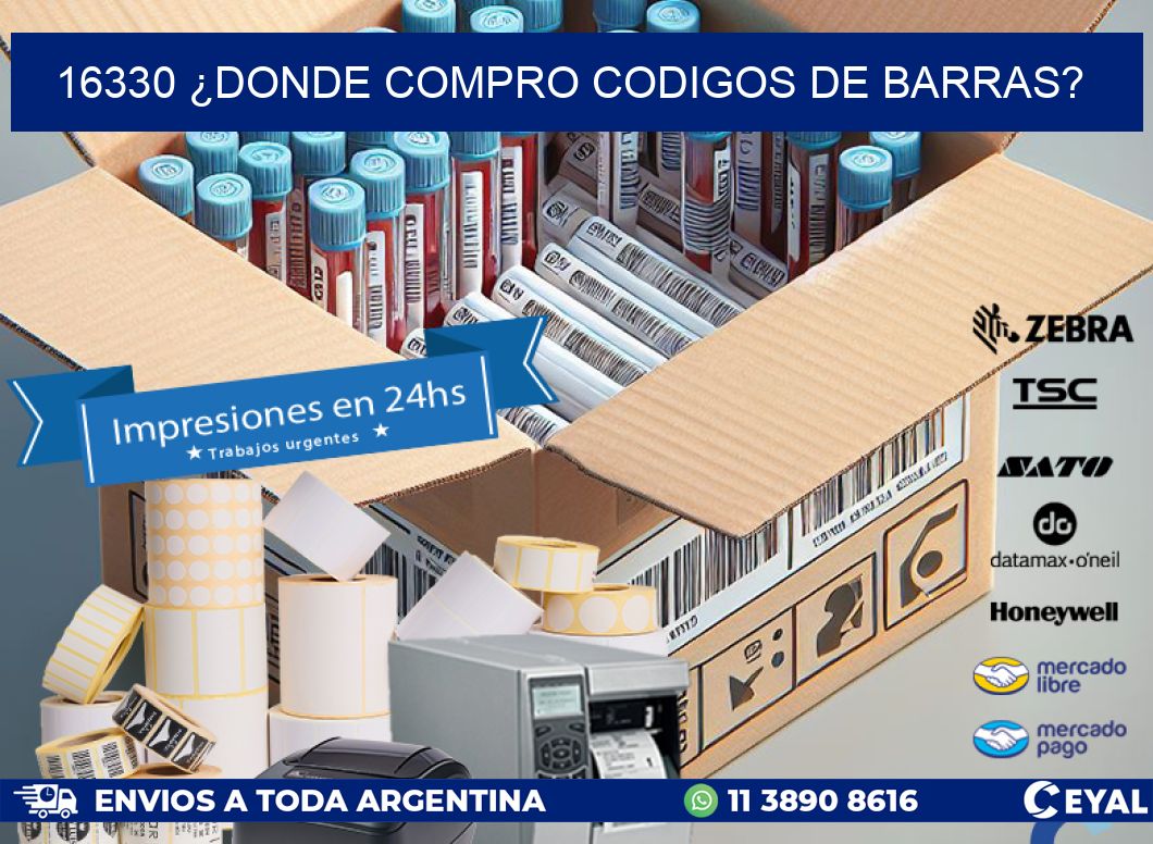 16330 ¿DONDE COMPRO CODIGOS DE BARRAS?