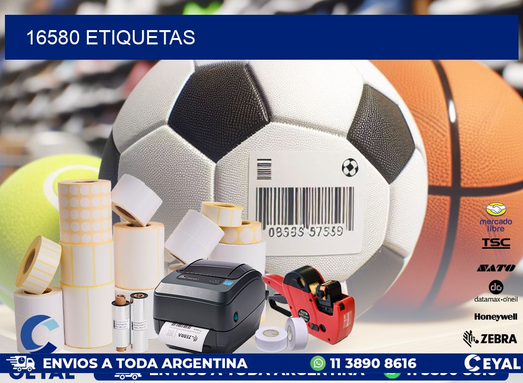 16580 ETIQUETAS