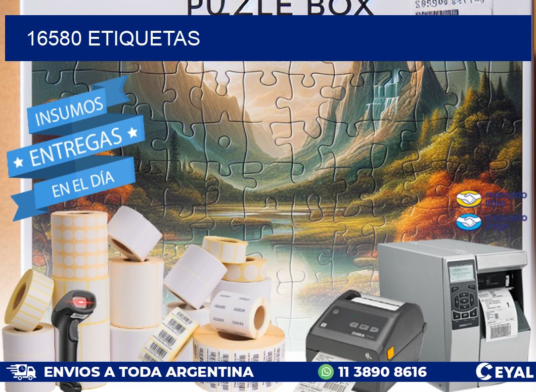 16580 ETIQUETAS