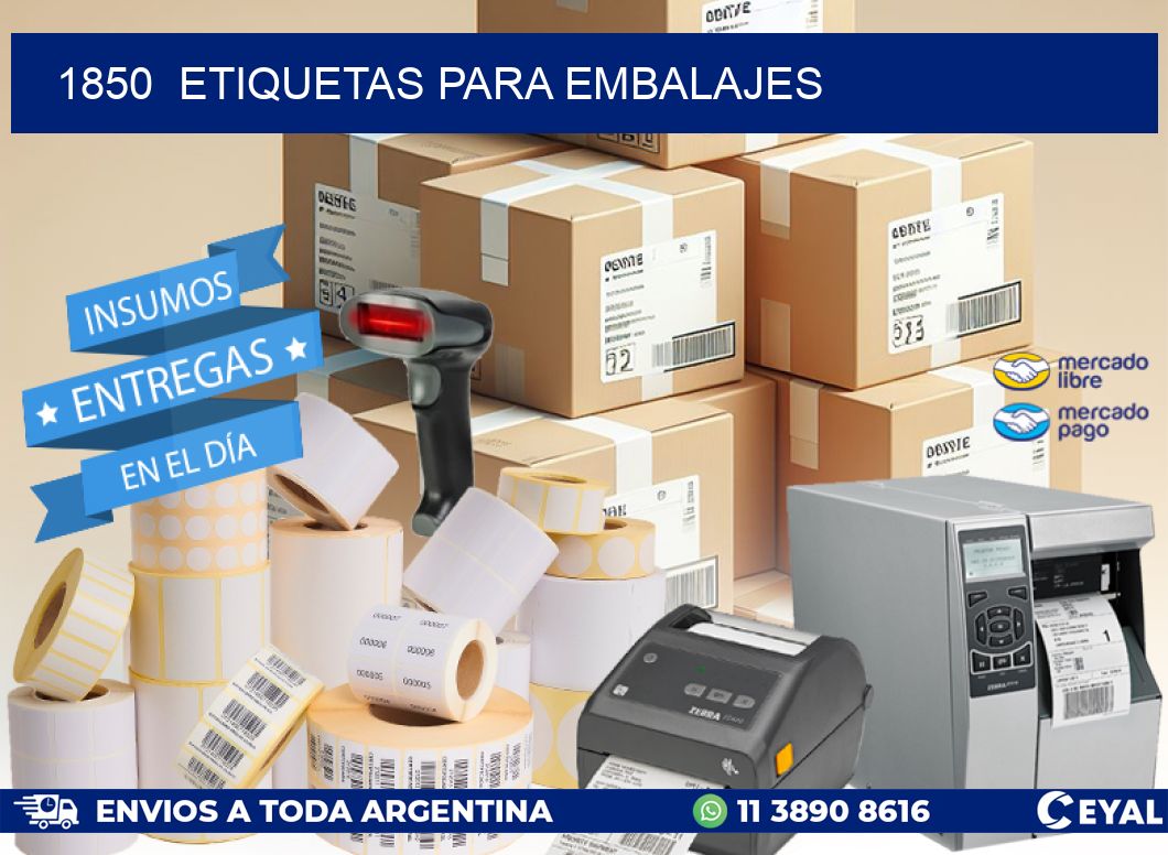 1850 ETIQUETAS PARA EMBALAJES