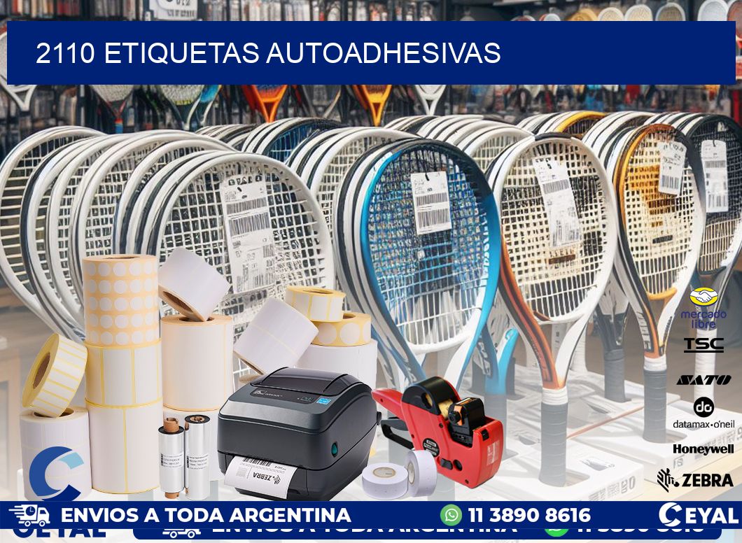 2110 ETIQUETAS AUTOADHESIVAS