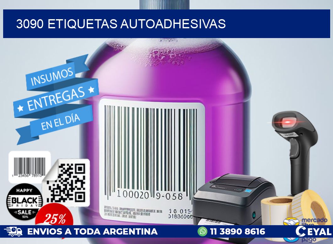 3090 ETIQUETAS AUTOADHESIVAS