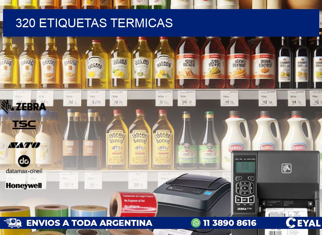 320 ETIQUETAS TERMICAS