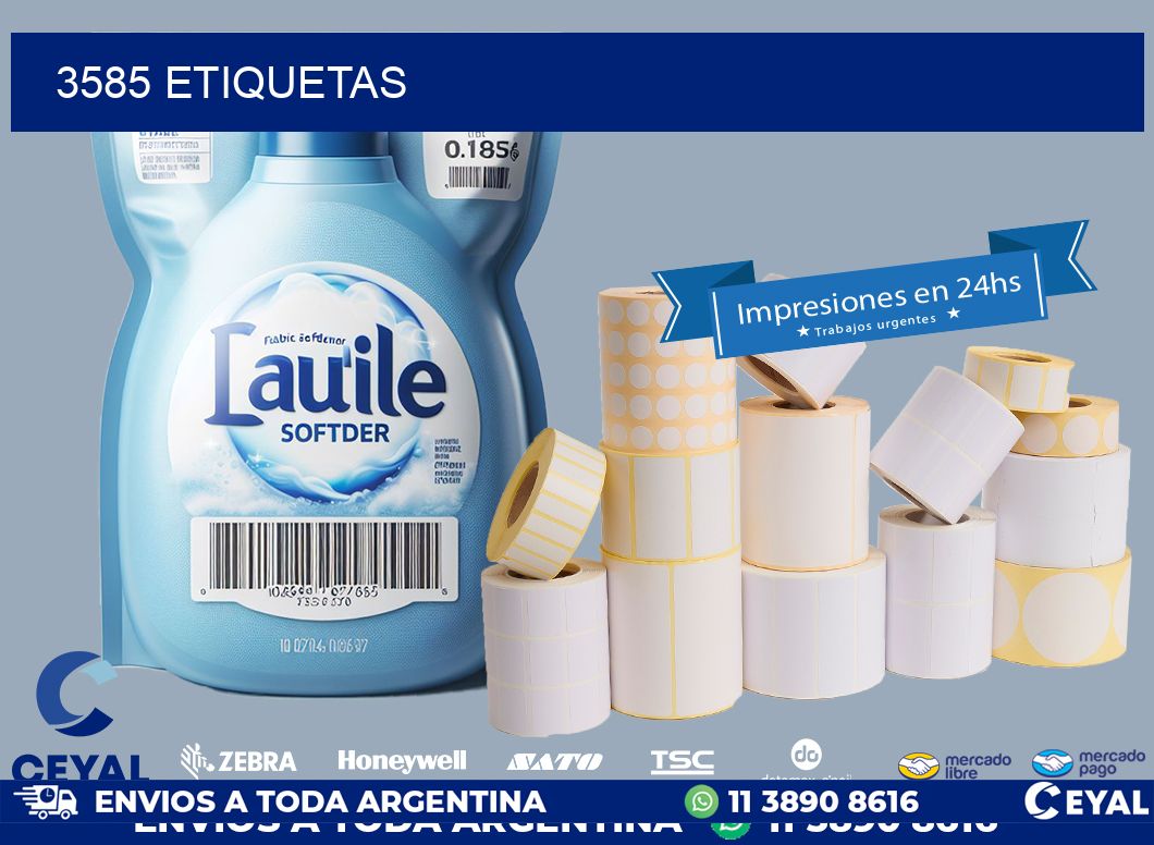 3585 ETIQUETAS