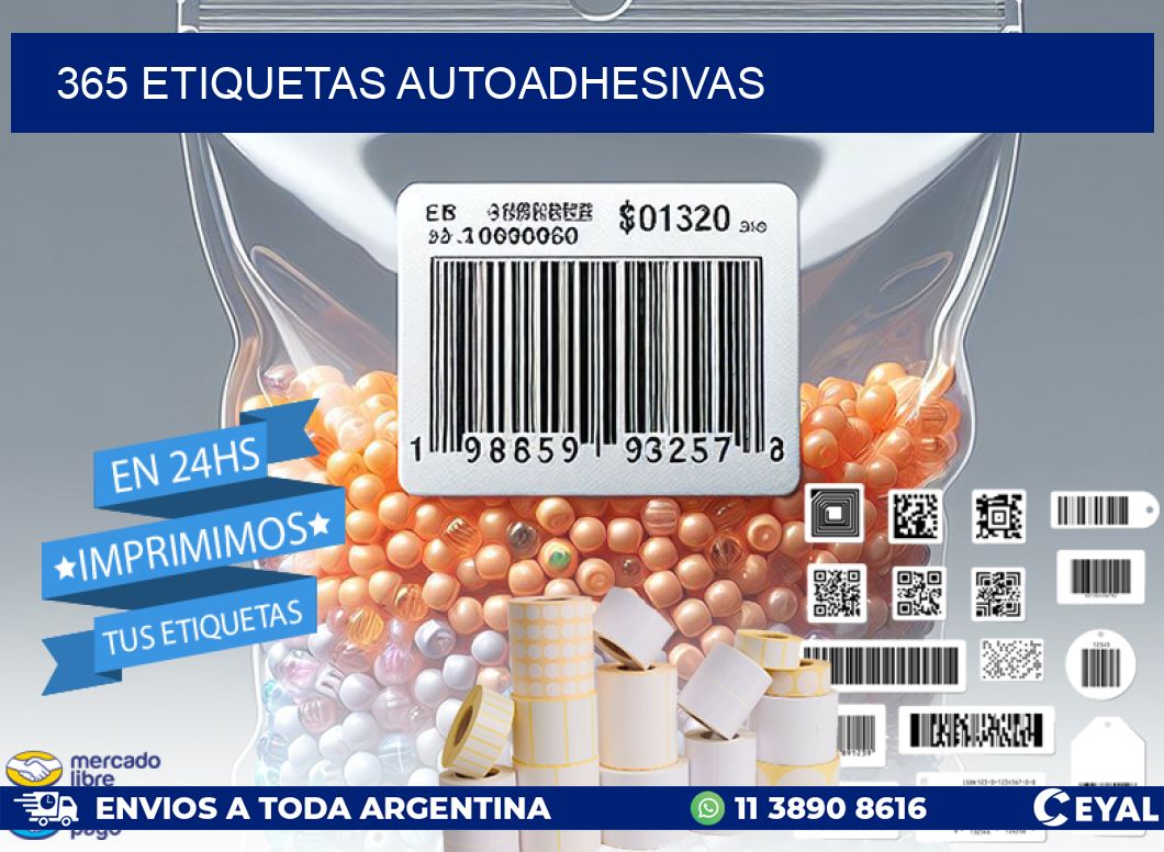 365 ETIQUETAS AUTOADHESIVAS