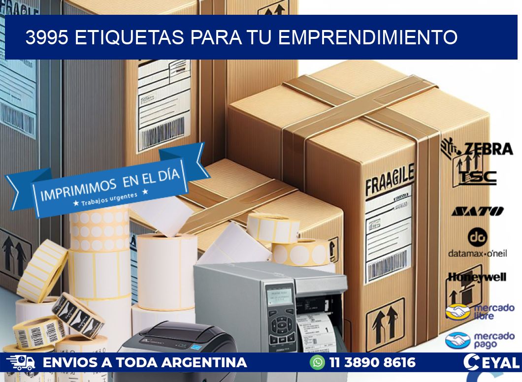 3995 ETIQUETAS PARA TU EMPRENDIMIENTO
