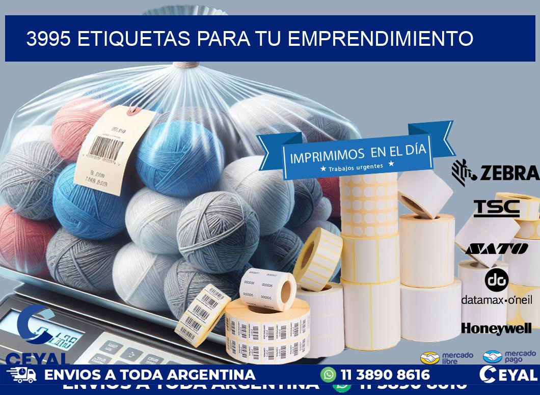 3995 ETIQUETAS PARA TU EMPRENDIMIENTO