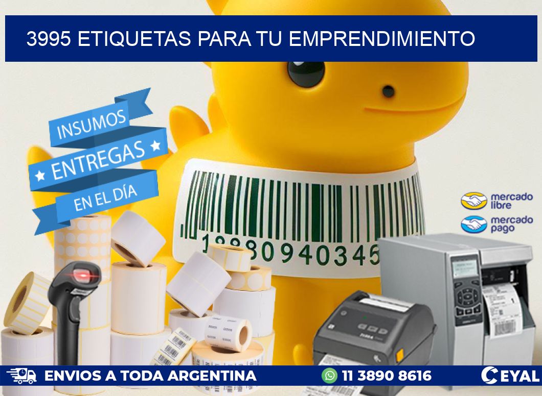 3995 ETIQUETAS PARA TU EMPRENDIMIENTO