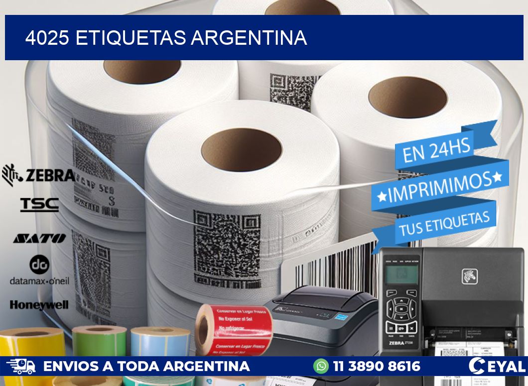 4025 ETIQUETAS ARGENTINA