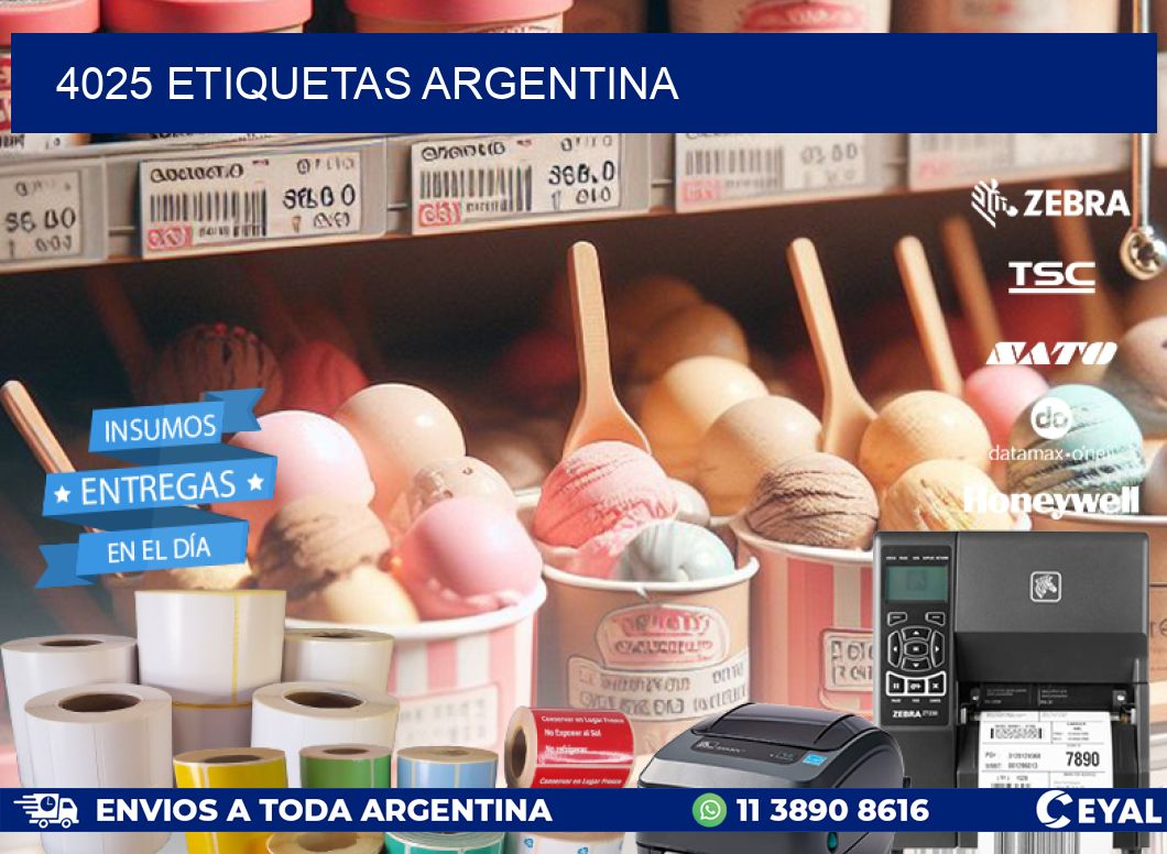 4025 ETIQUETAS ARGENTINA