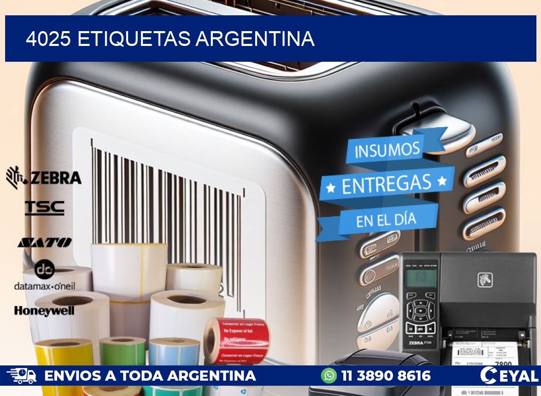 4025 ETIQUETAS ARGENTINA