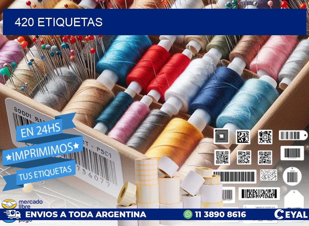 420 ETIQUETAS