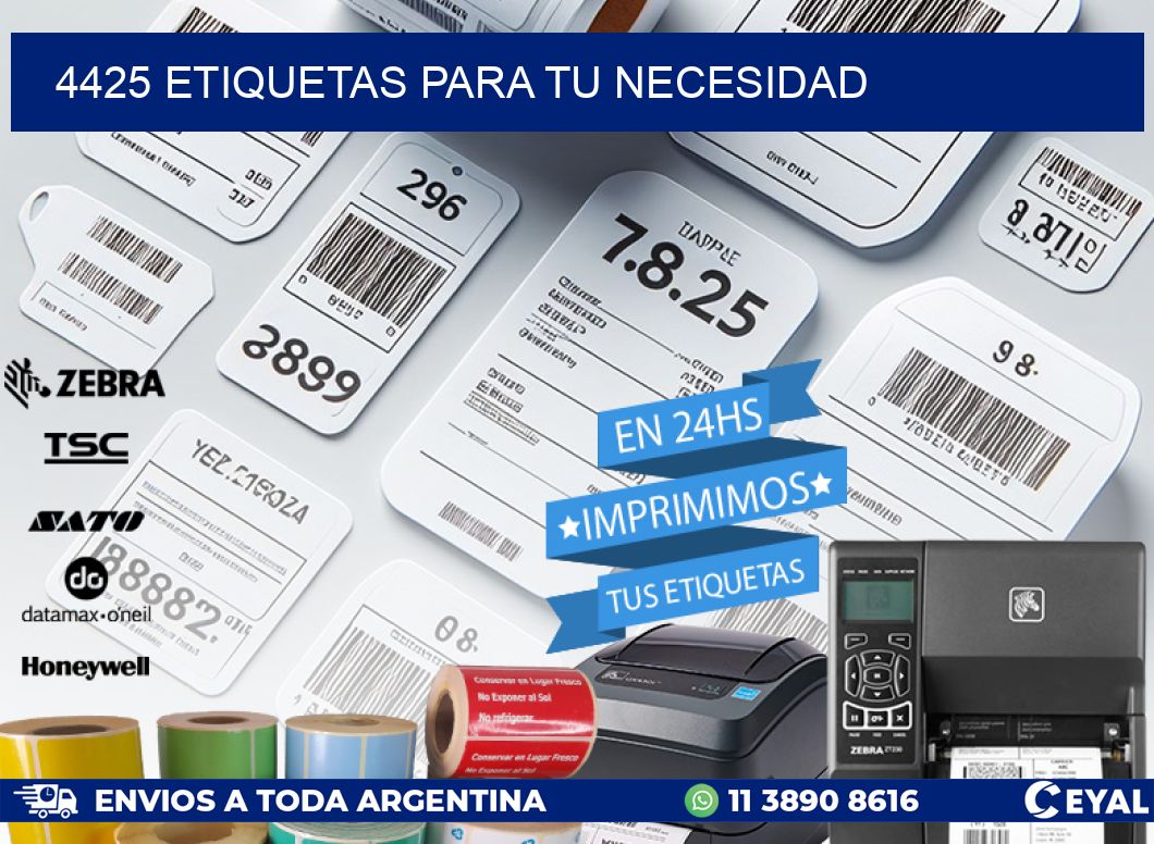 4425 ETIQUETAS PARA TU NECESIDAD