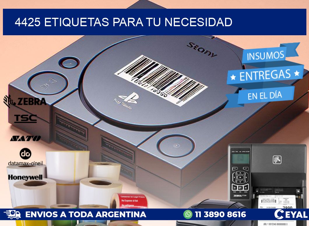 4425 ETIQUETAS PARA TU NECESIDAD
