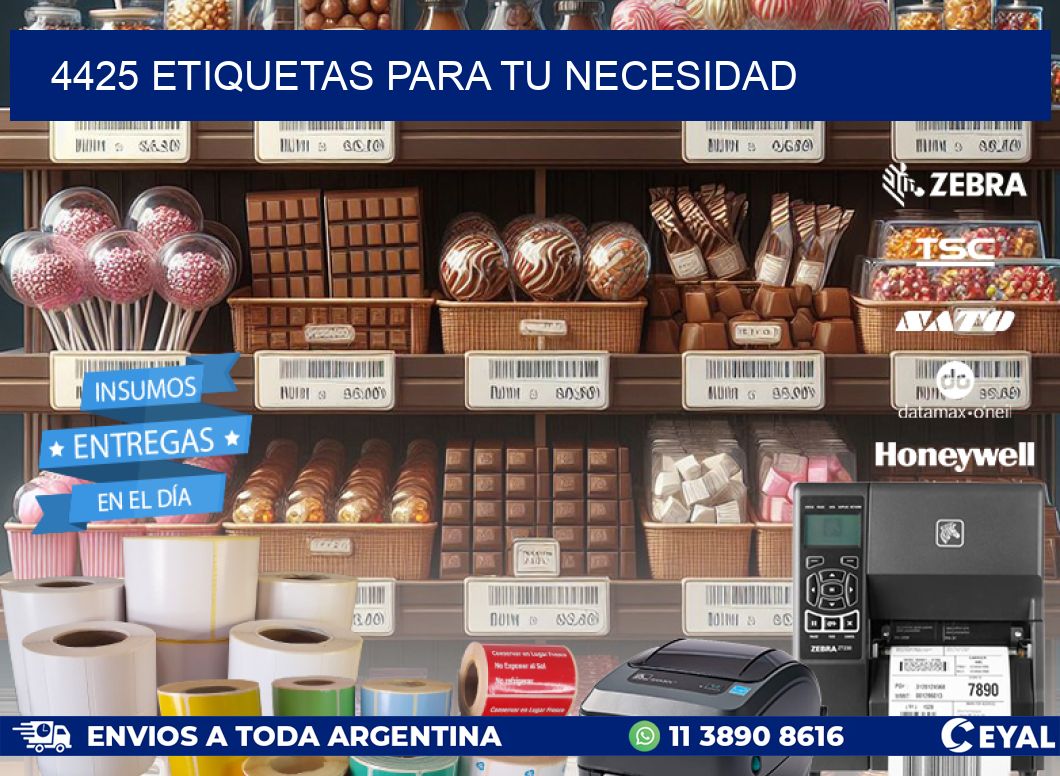 4425 ETIQUETAS PARA TU NECESIDAD