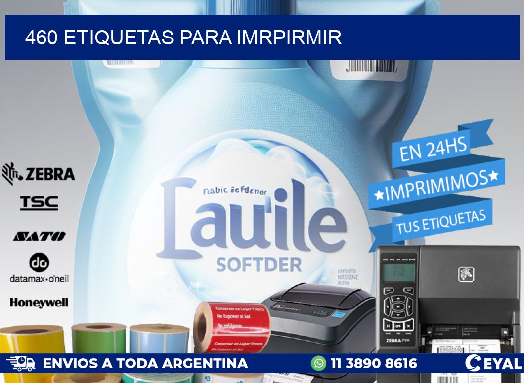 460 ETIQUETAS PARA IMRPIRMIR