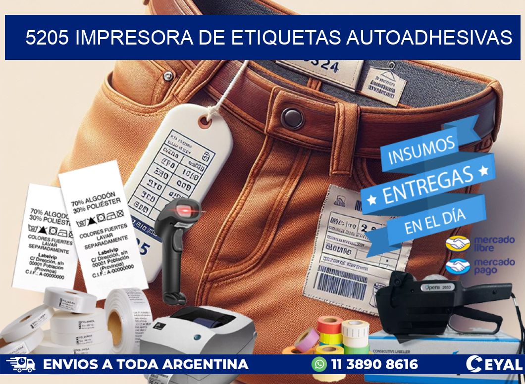 5205 IMPRESORA DE ETIQUETAS AUTOADHESIVAS
